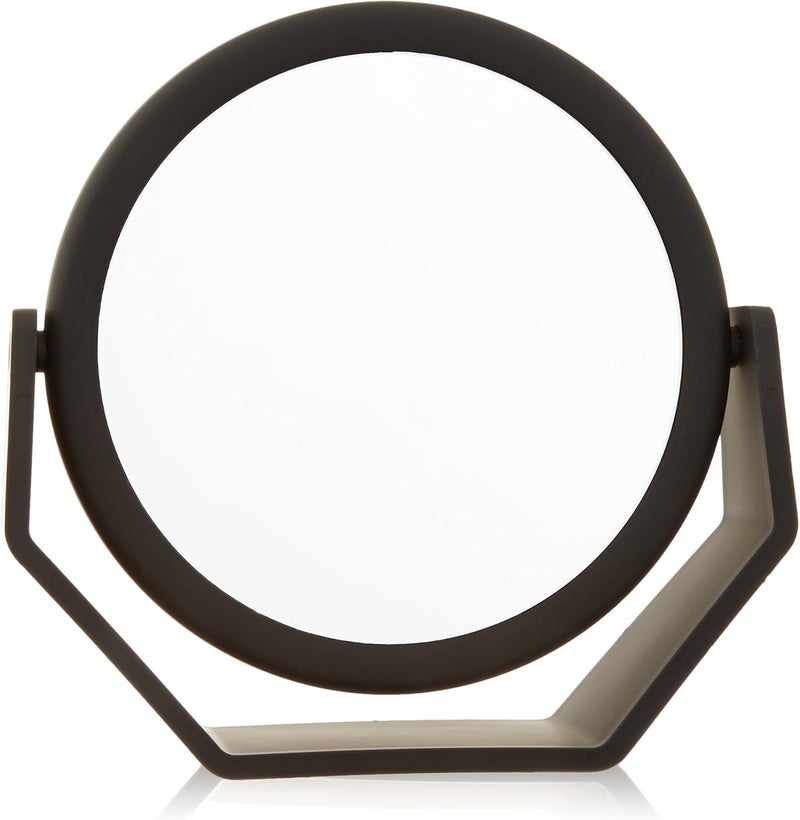 DC DANIELLE Danielle Midnight Matte Round Vanity Mirror with 10x Magnification - Image 1